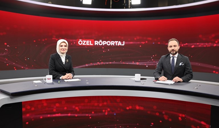 Bakanımız Mahinur Özdemir Göktaş TRT Haber Canlı Yayına Katıldı.