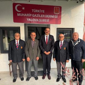 İl Müdürümüz Seçkin BİLİCİ’den Türkiye Muharip Gaziler Derneği Yalova Şubesine Ziyaret - fotoğraf 1