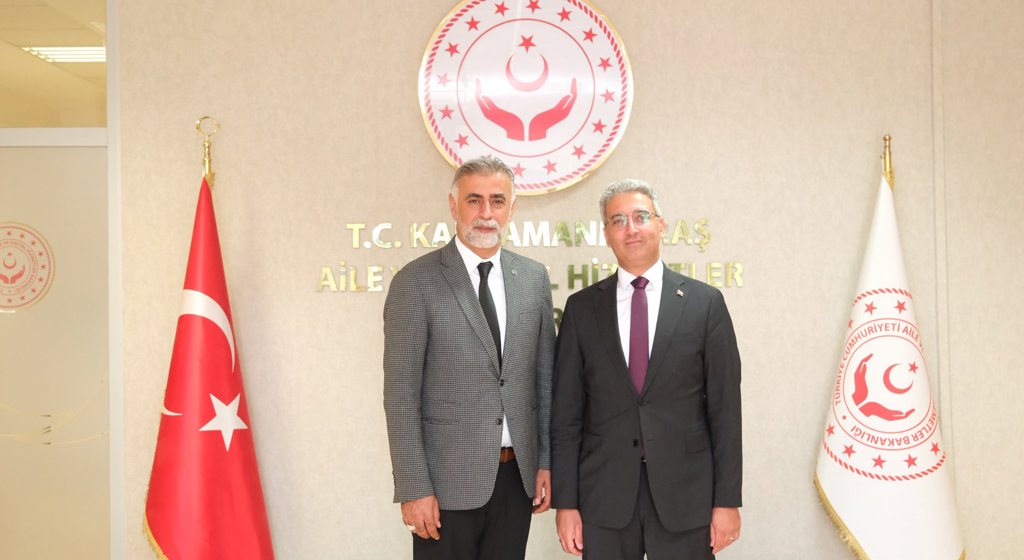 Çocuk Hizmetleri Genel Müdürü Sayın Hasan Basri Alagöz’den Kahramanmaraş’a Çalışma Ziyareti