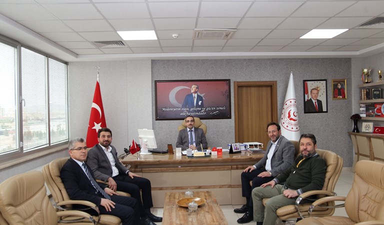 Müsiad Kayseri Şube Başkanı Ferhat Akmermer ,  İl Müdürümüz Cüneyd Özdemir’e Ziyarette Bulundu