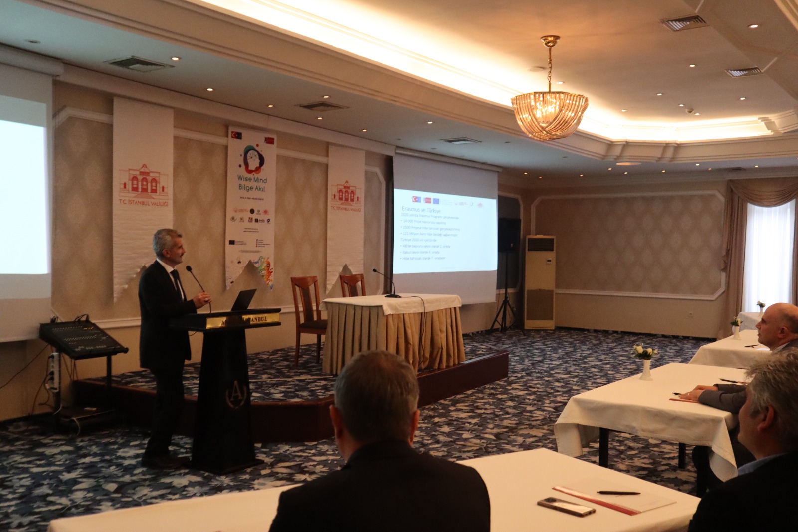 İl Müdürlüğümüzün koordinatör olduğu Wise Mind (Bilge Akıl) Projesinin İstanbul Valiliği koordinasyonunda kapanış toplantısı gerçekleştirildi. 