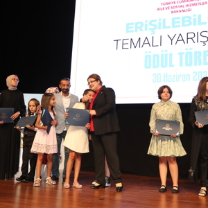 Bakanımız Derya Yanık "Erişilebilirlik Temalı Yarışmalar” Ödül Törenine Katıldı - fotoğraf 3