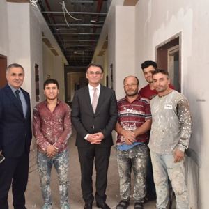 Valimiz Sayın Dr. Ozan BALCI Huzurevi İnşaatında İncelemelerde Bulundu - fotoğraf 1