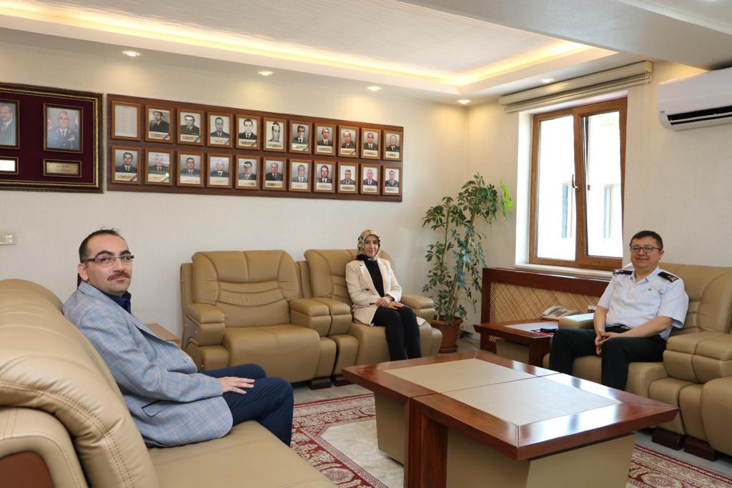 İl Müdürümüz Cüneyd Özdemir İl Jandarma Komutanı Sayın Tuğg. Dr. Yüksel YİĞİT'e Nezaket Ziyaretinde Bulundu