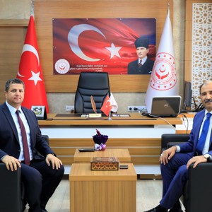 Vali Yardımcımız Sayın Mehmet Deniz ARABACI, İl Müdürümüz Serdar DEMİRCİ’yi makamında ziyaret ederek hayırlı olsun temennisinde bulundu. - fotoğraf 2