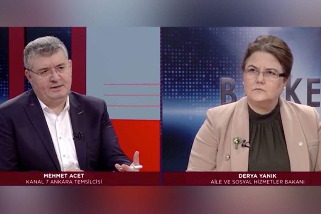 Bakanımız Derya Yanık Kanal 7’de “Başkent Kulisi” Programına Katıldı