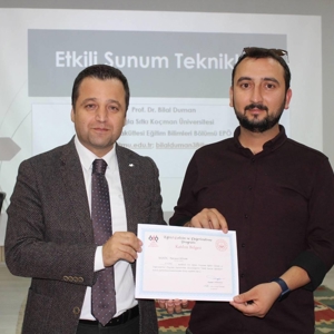 "ETKİLİ SUNUM TEKNİKLERİ" EĞİTİMİ DÜZENLENDİ - fotoğraf 5