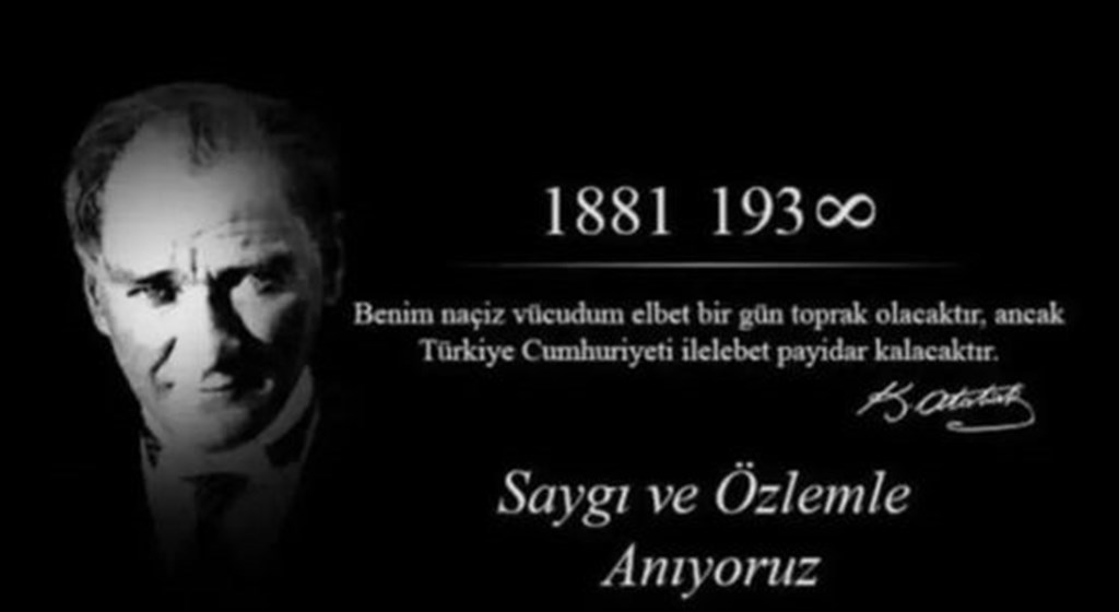 İl Müdürümüz Şentürk AĞIRBAŞ'ın 10 Kasım  Atatürk'ü Anma Günü Mesajı
