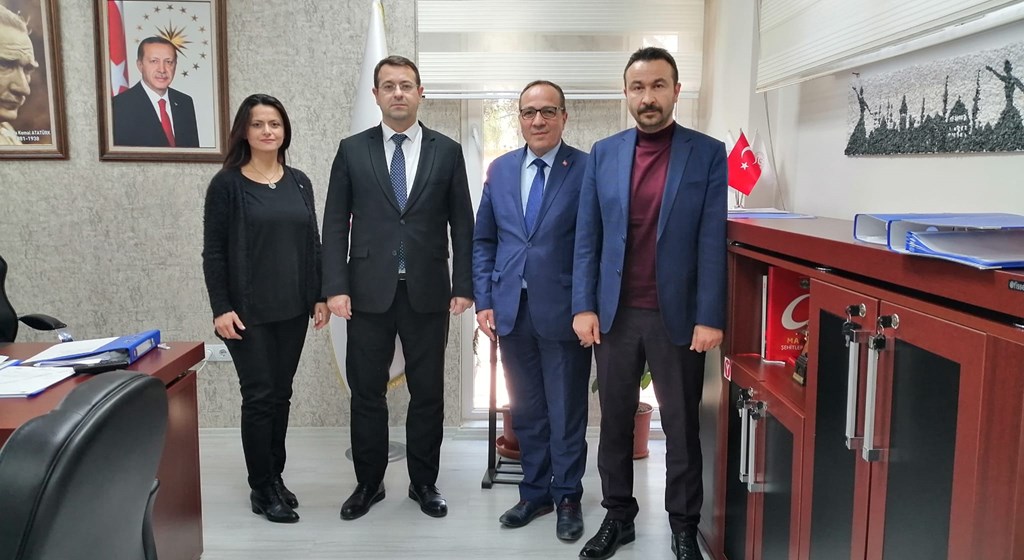 Türk Sağlık-Sen Manisa Şube Başkanı Aydın AKAGÜNDÜZ İl Müdürümüzü Ziyaret Etti