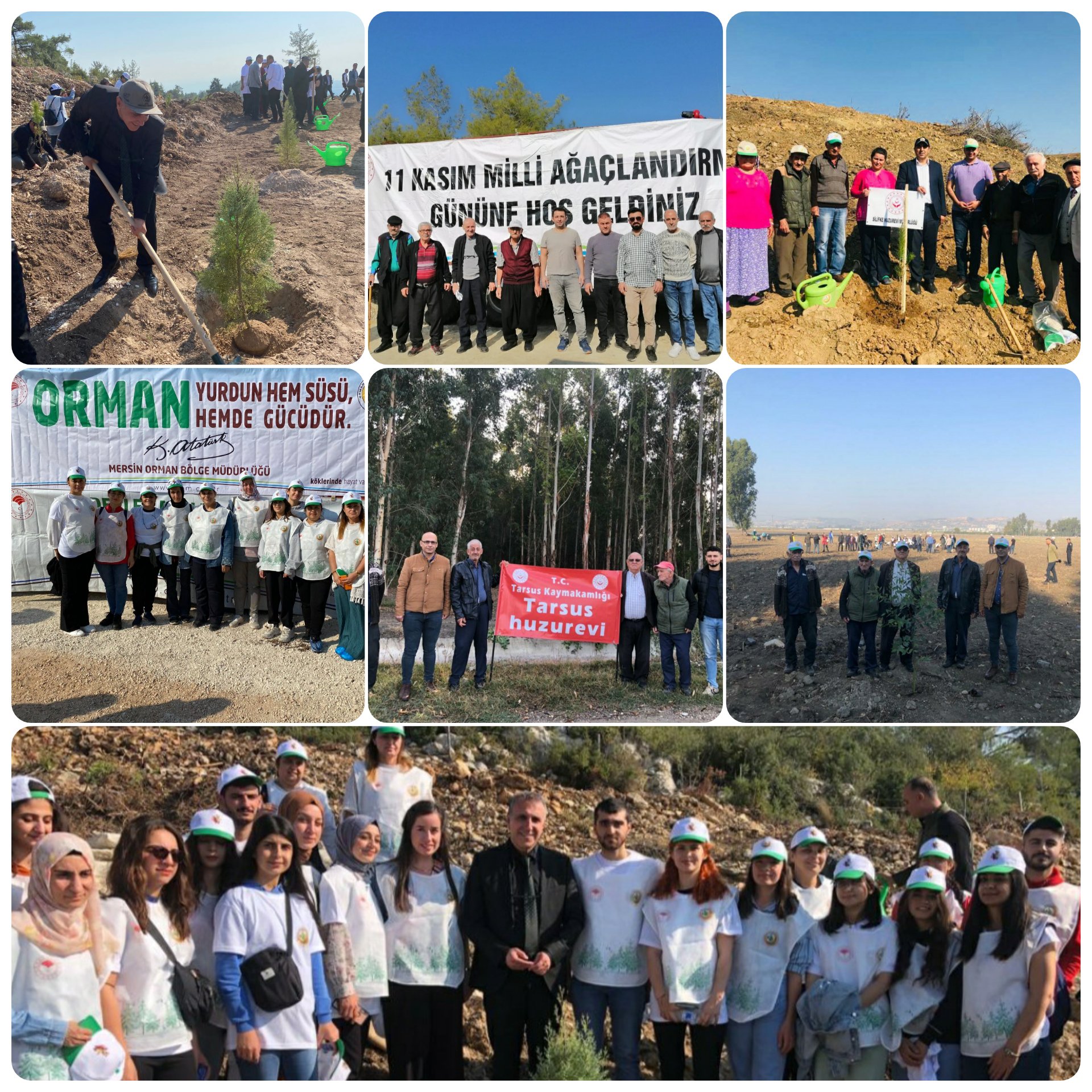 11 Kasım Milli Ağaçlandırma Günü 'nde geleceğe nefes olmak için bütün kuruluşlarımız ile fidan dikim etkinliğine katıldık.🌿Fidanlarımızın asırlık ağaçlar olması dileğiyle...