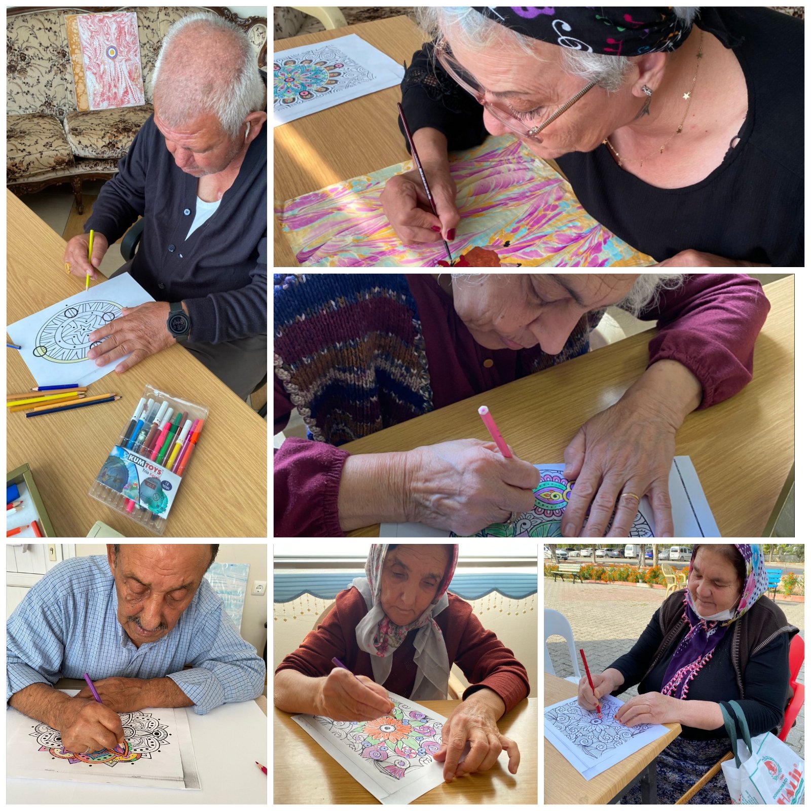 Tarsus Huzurevi büyüklerimizin, hepsi birbirinden güzel etkinliklerinden. 🎨🖼 