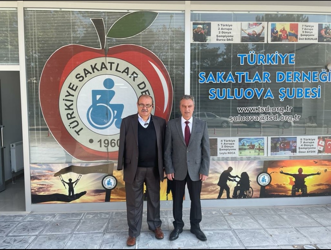 Türkiye Sakatlar Derneği Suluova Şubesi Başkanı Mehmet SEMİZ'e ziyaret 