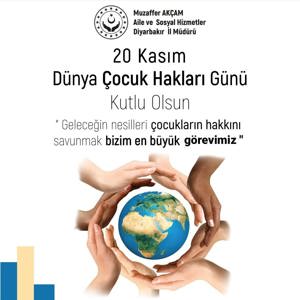 İl Müdürümüz Sn. Muzaffer AKÇAM'ın Düny Çocuk Hakları Günü Mesajı - fotoğraf 1