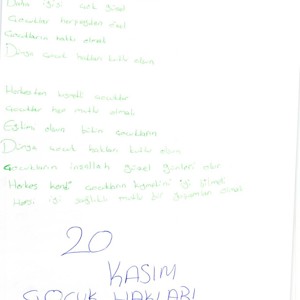 20 Kasım Çocuk Bakım Kuruluşlarında Kalan Çocuklarımızın Çalışmaları - fotoğraf 16