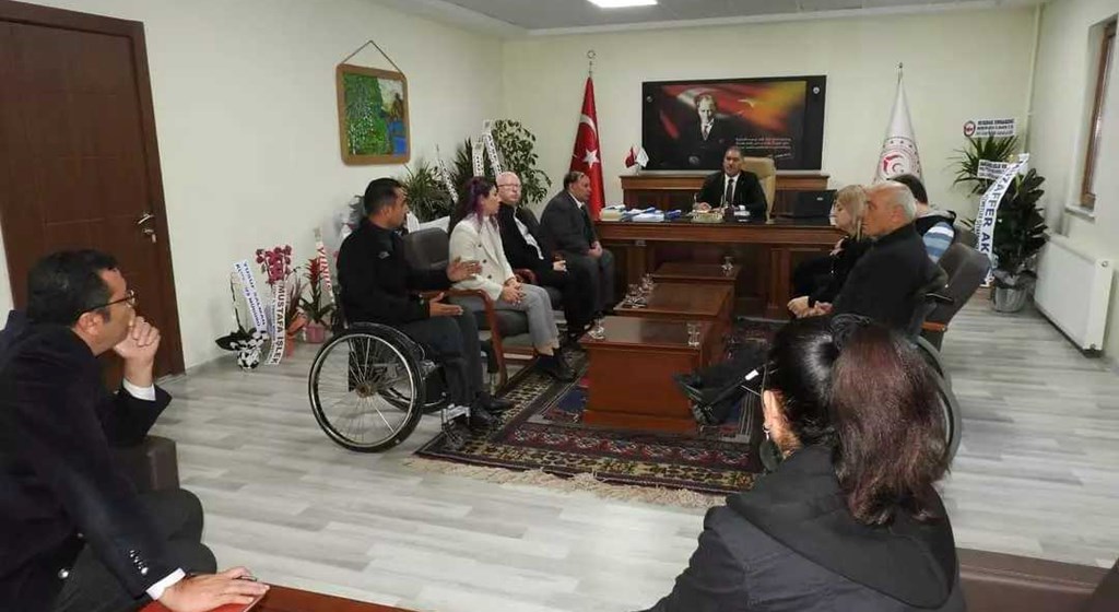 İl Müdürümüze Engelli Sivil Toplum Kuruluşları tarafından ziyaret