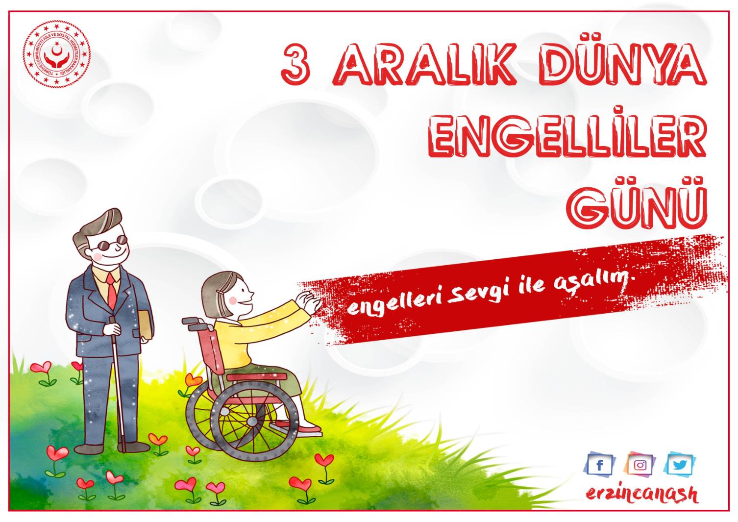 İl Müdürümüz Serdar Demirci’nin 3 Aralık Dünya Engelliler Günü Mesajı 