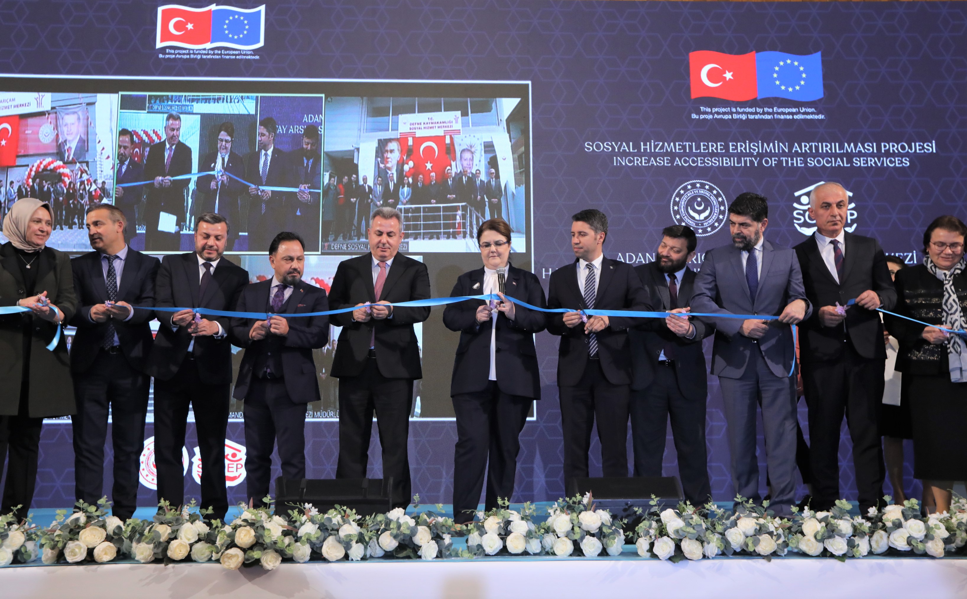 Bakanımız Derya Yanık Adana'da 4 Yeni Sosyal Hizmet Merkezinin Açılışını Gerçekleştirdi