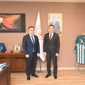 İl Müdürümüz Osman TOPRAKÇI İl Müdürleri ve Merkez Birimleri İstişare ve Değerlendirme Toplantısına katılmak üzere gittiği Ankara'da, Sayın Genel Müdürlerimizi ziyaret etti. - fotoğraf 1