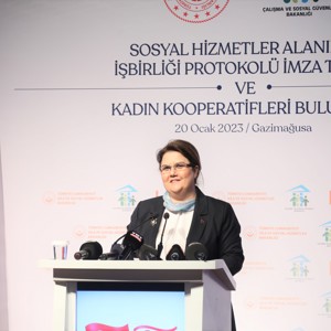 Bakanımız Derya Yanık KKTC’de Sosyal Hizmetler Alanında İş birliği Protokolü İmza Töreni ve Kadın Kooperatifleri Buluşmasına Katıldı  - fotoğraf 1