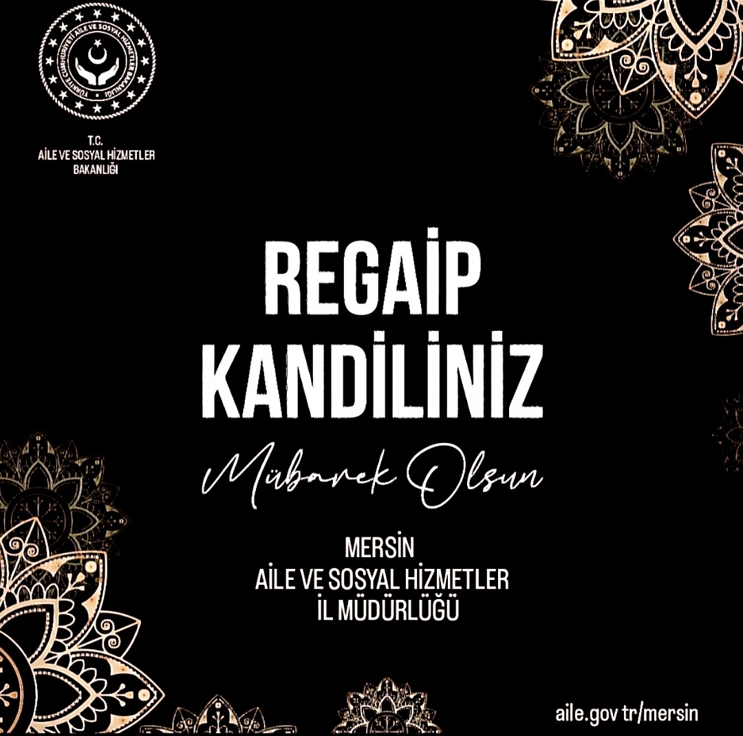 Mübarek Üç ayların  manevi ikliminin esintisi olan Regaip Kandili mübarek olsun.Tüm İslam âleminin Regaip Gecesi'ni kutluyor, Cenab-ı Hak'tan hayırlara vesile olmasını diliyoruz.