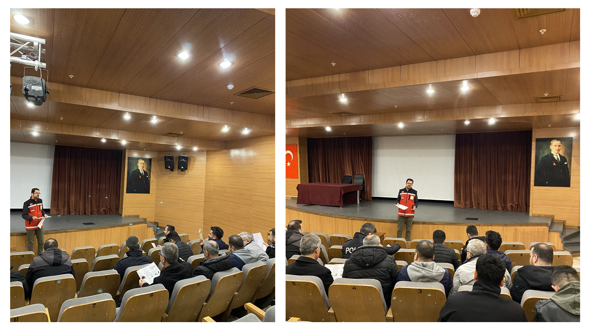 Samandağ İlçe Emniyet personeline “Madde Kullanım Riski ve Madde Bağımlılığından Korunma ile Madde Kullanım Riski olabilecek Ergenle İletişim”  konulu seminer verildi.