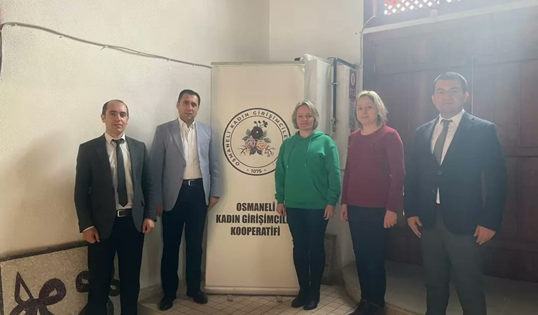 İl Müdürümüz İlkay TÜRKOĞLU Osmaneli Kadın Girişimciler Kooperatifini Ziyaret Etti