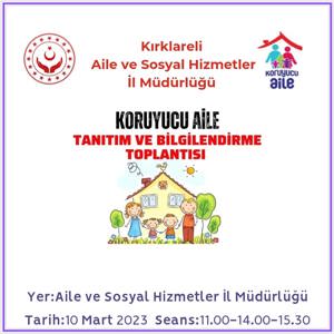 Koruyucu Aile Tanıtım ve Bilgilendirme Toplantılarımız Devam Etmektedir. - fotoğraf 1