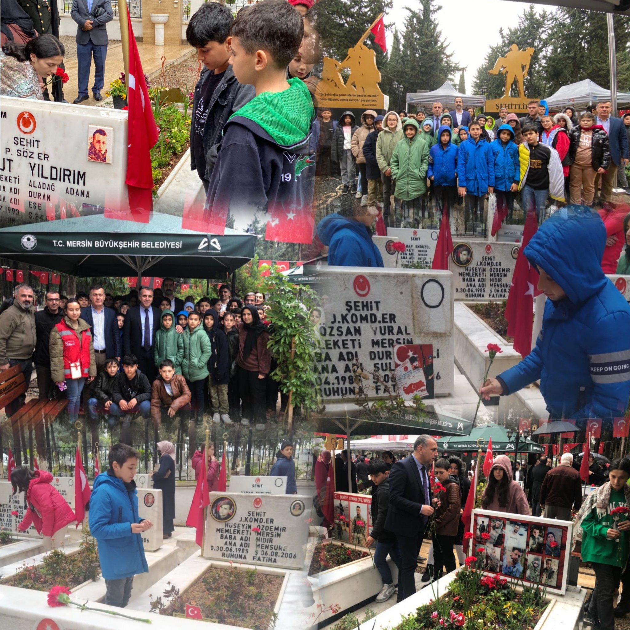 Çocuklarımızın şehitlik ziyareti.