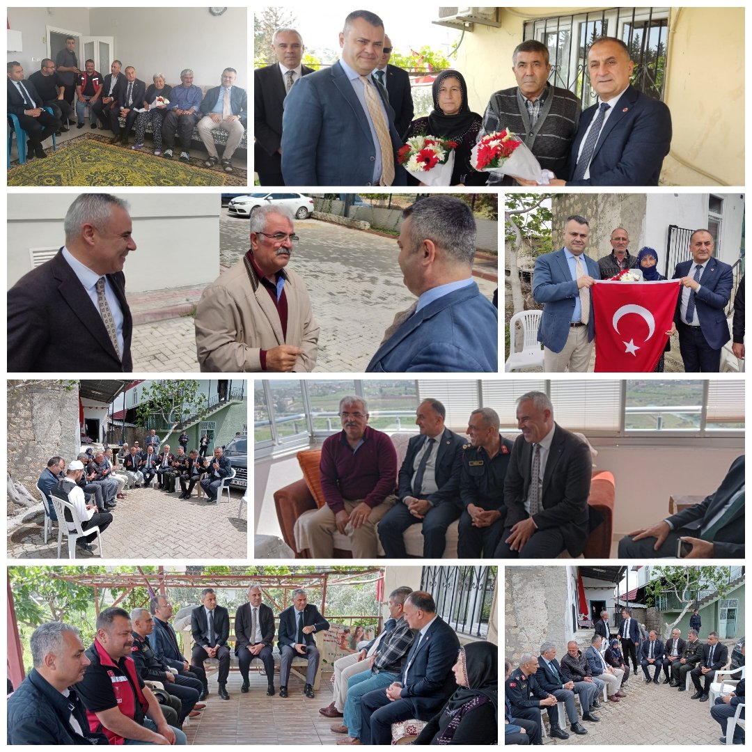 Bayramın ilk gününde  aziz şehitlerimizin baş tacı aileleri ve kahraman gazilerimizi ziyaret ederek bayramlaştık.  📍 Tarsus