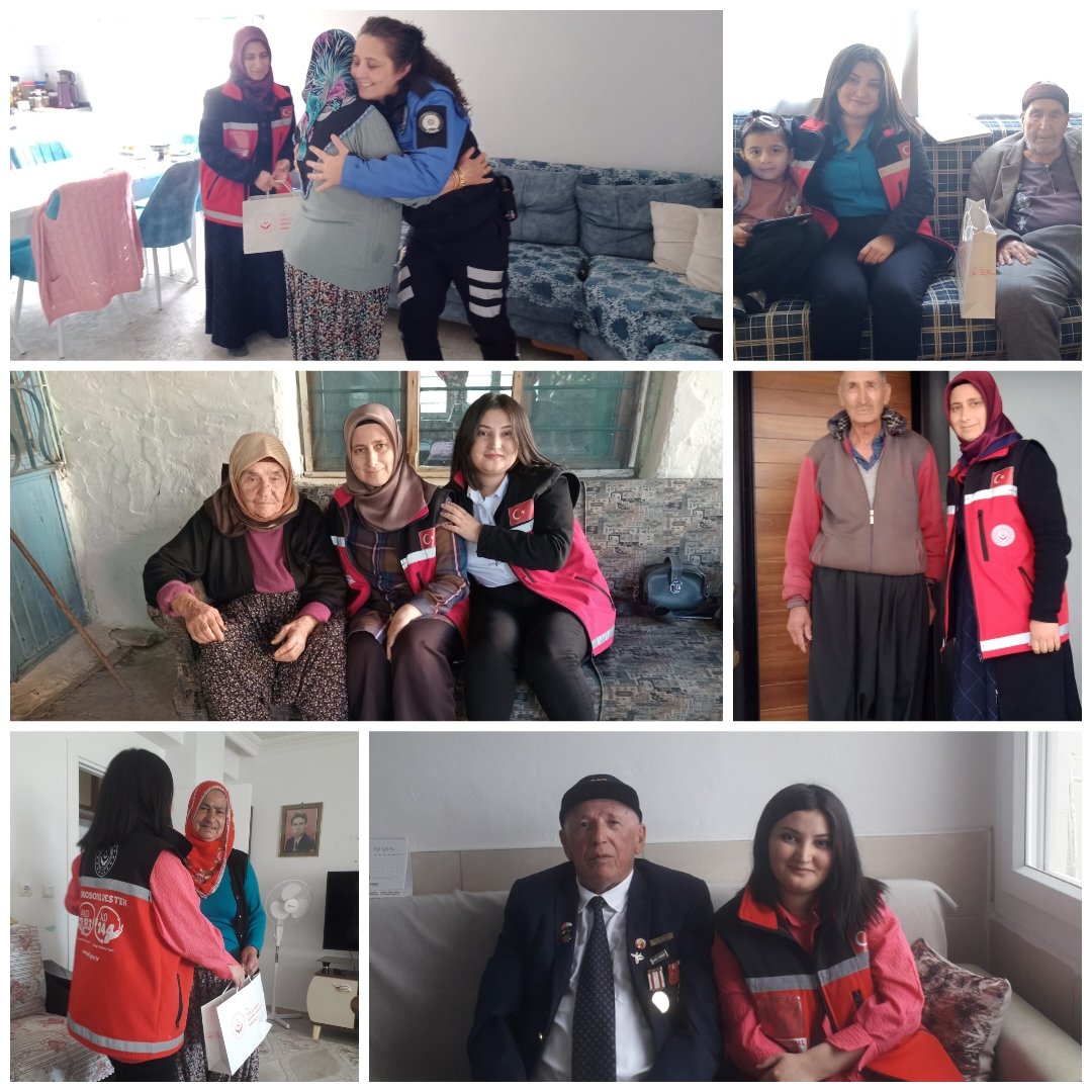 Bayramın ilk gününde  aziz şehitlerimizin baş tacı aileleri ve kahraman gazilerimizi ziyaret ederek bayramlaştık.  📍 Erdemli