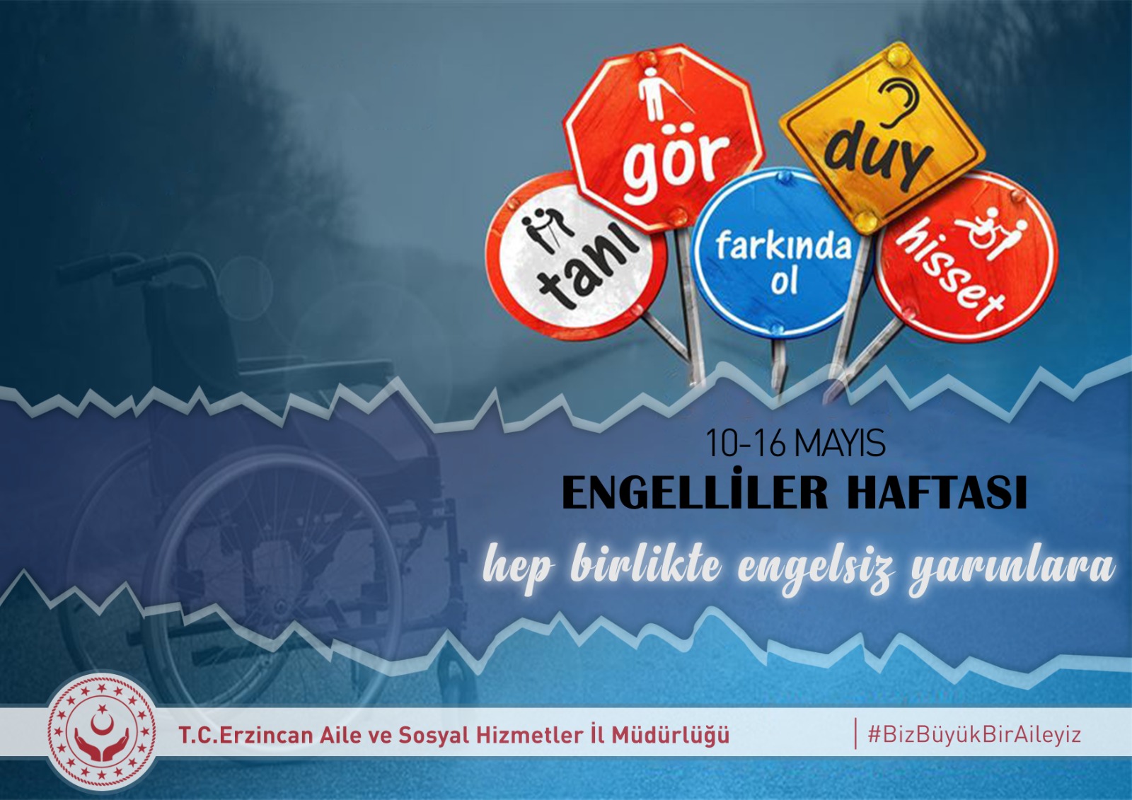 İl Müdürümüz Serdar Demirci’nin 10-16 Mayıs Engelliler Haftası Farkındalık Mesajı 