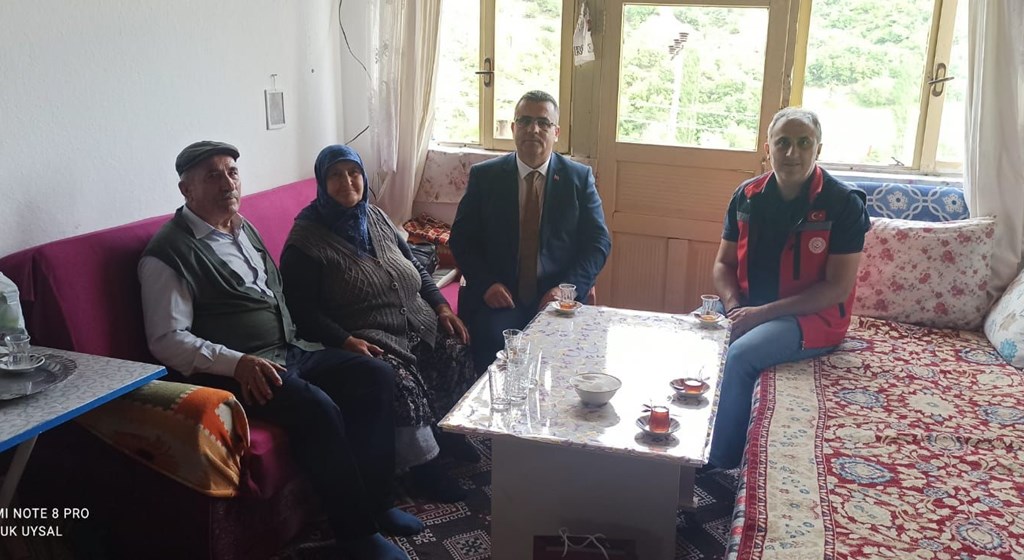 Şehidimiz Jandarma Er Şaban GÖKÇE'nin kıymetli ailesini ziyaret