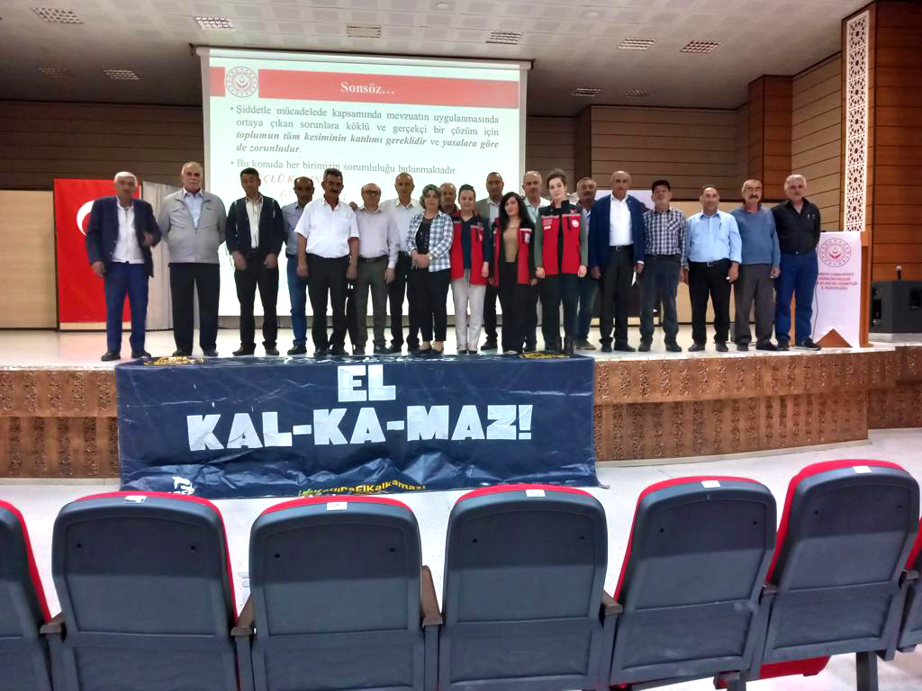 Muhtarlarımıza Kadına Yönelik Şiddetle Mücadele Eğitimi Verildi.