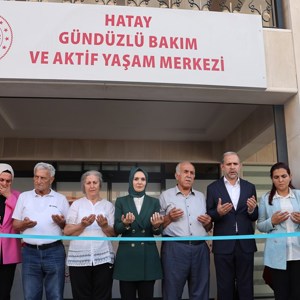 Bakanımız Göktaş, Hatay Gündüzlü Bakım ve Aktif Yaşam Merkezinin Açılışını Yaptı - fotoğraf 1