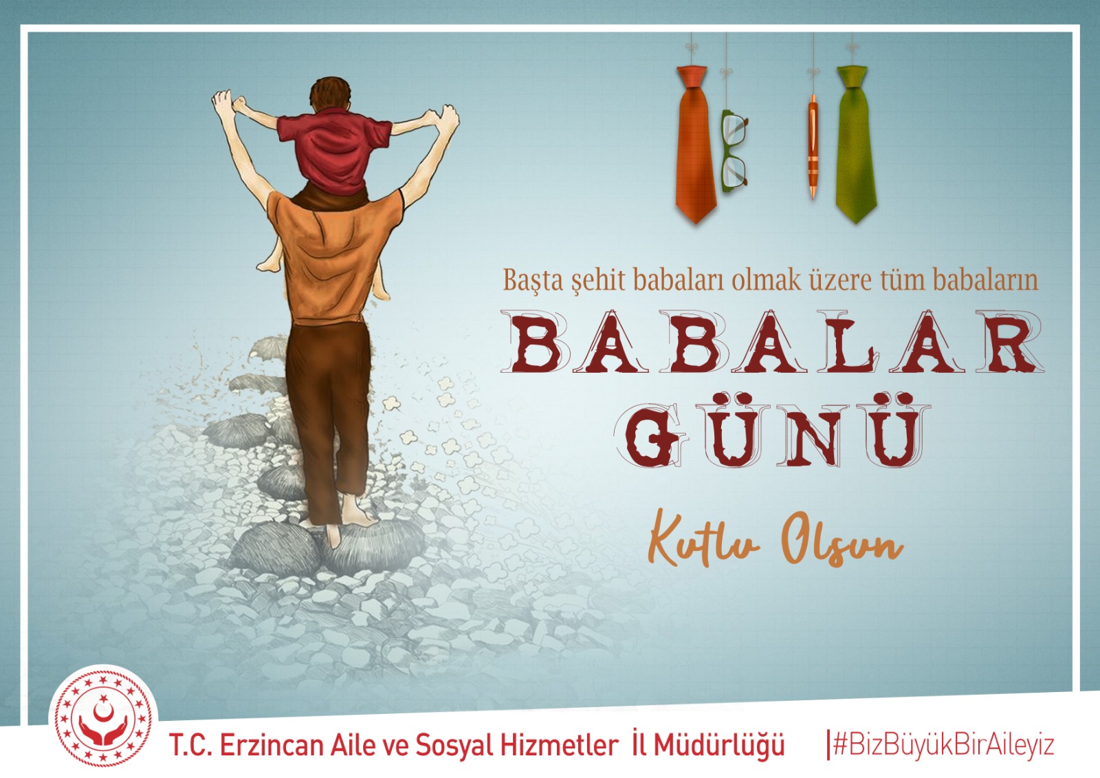 Başta aziz şehitlerimizin kıymetli babaları olmak üzere tüm babalarımızın babalar gününü kutluyoruz.