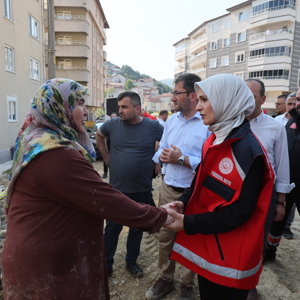 Bakanımız Mahinur Özdemir Göktaş Selden Etkilenen Zonguldak'ta İncelemelerde Bulundu - fotoğraf 1