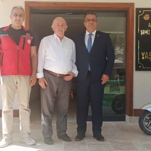 Türkiye Muharip Gaziler Derneği Amasya Şubesi Başkanı Ahmet ÜNVERDİ'ye ziyaret - fotoğraf 1