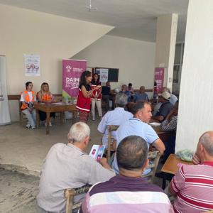 #ToroslarSHM, Kadın İrtibat Birimimiz, Gözne ve Ayvagediği Mahallesi kahvehanelerindeki erkek vatandaşlarımıza ''Kadına Yönelik Şiddetle Mücadele ve Erken Yaşta Zorla Evlilikle Mücadele'' konularında  eğitim verdi. - fotoğraf 3