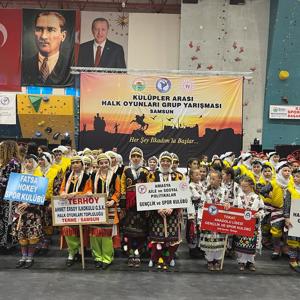 Samsun İlimizde Düzenlenen Halk Oyunları Gurup Yarışmalarına Katıldık - fotoğraf 1