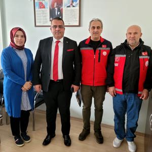 Şehidimiz Süleyman AYDIN'ın anne ve babası ve eşine ziyaret. - fotoğraf 2