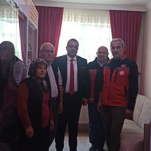 Şehidimiz Süleyman AYDIN'ın anne ve babası ve eşine ziyaret. - fotoğraf 1