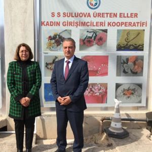 Suluova Üreten Eller Kadın Girişimciler Kooparatifini ziyaret - fotoğraf 3