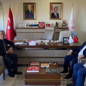 Sağlık -Sen Giresun İl başkanı sayın Ogün Elifoglu İl müdürümüz Mustafa MODAOĞLU’nu ziyaret etti. - fotoğraf 1