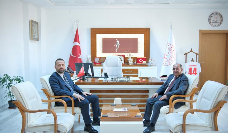 Malatya İl Kültür Turizm İl Müdürü Yener Oba İl Müdürümüz Galip Sökmen’e iade-i ziyarette bulundu. 