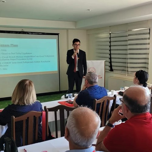 Antalya'da Çocuk Bakım Kuruluşları Müdürlerine Yönelik Eğitim Programı Düzenlendi.  