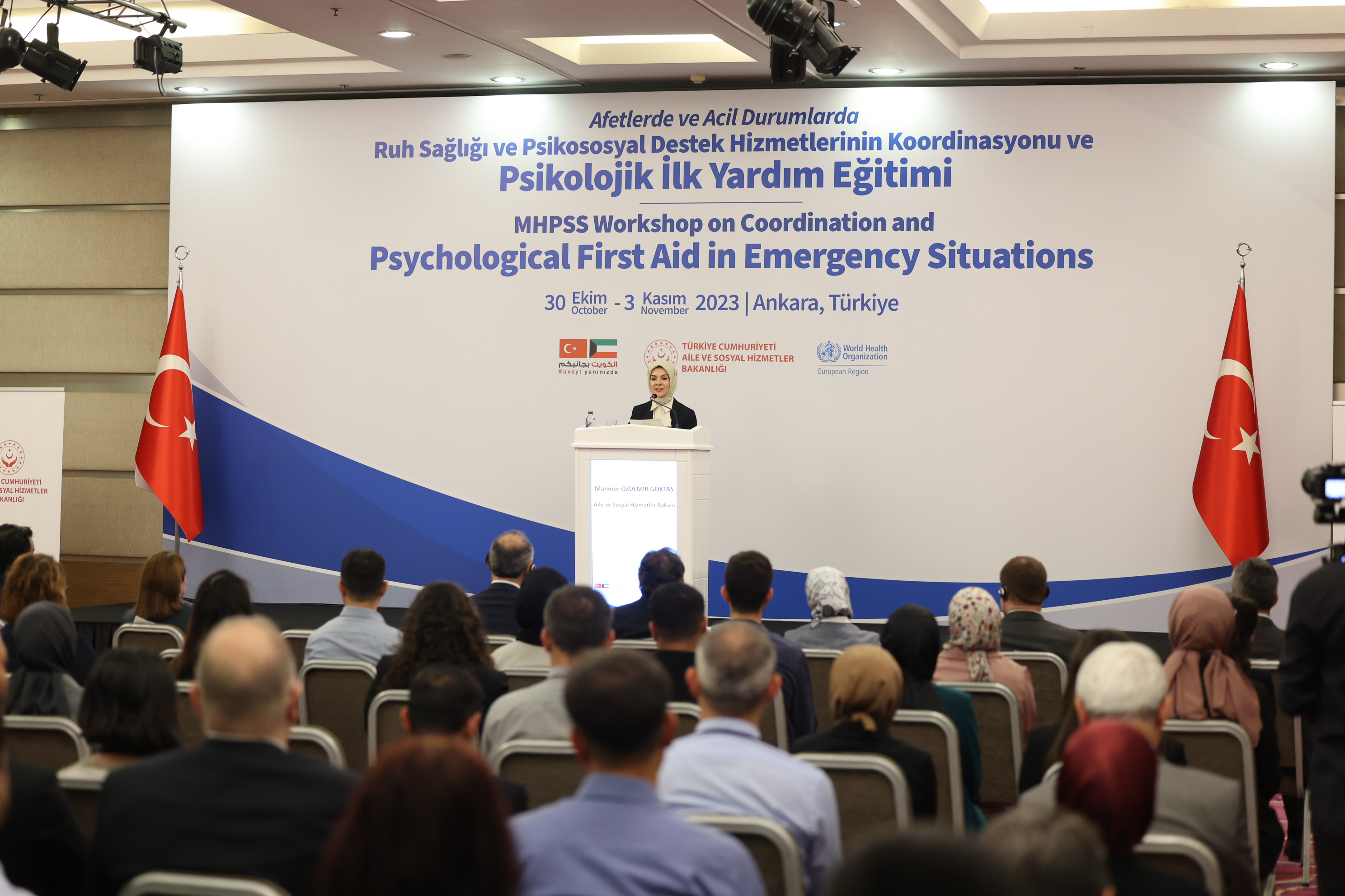 Afetlerde ve Acil Durumlarda Ruh Sağlığı ve Psikososyal Destek Hizmetlerinin Koordinasyonu ve Psikolojik İlk Yardım Eğitimi Programı Başladı.