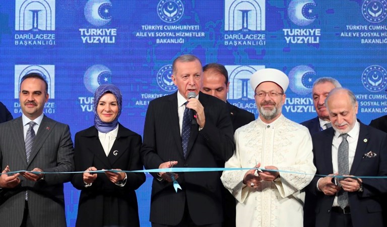 President of the Republic of Türkiye H.E. Recep Tayyip Erdoğan and Minister Göktaş Opened the Darülaceze Social Living City