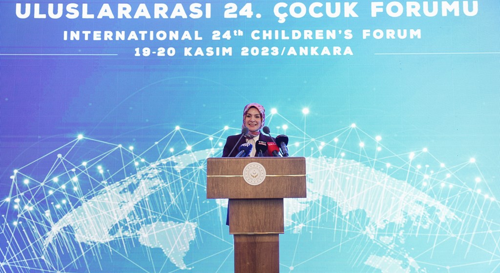 Bakanımız Mahinur Özdemir Göktaş, "Uluslararası 24. Çocuk Forumu"nun Kapanışına Katıldı