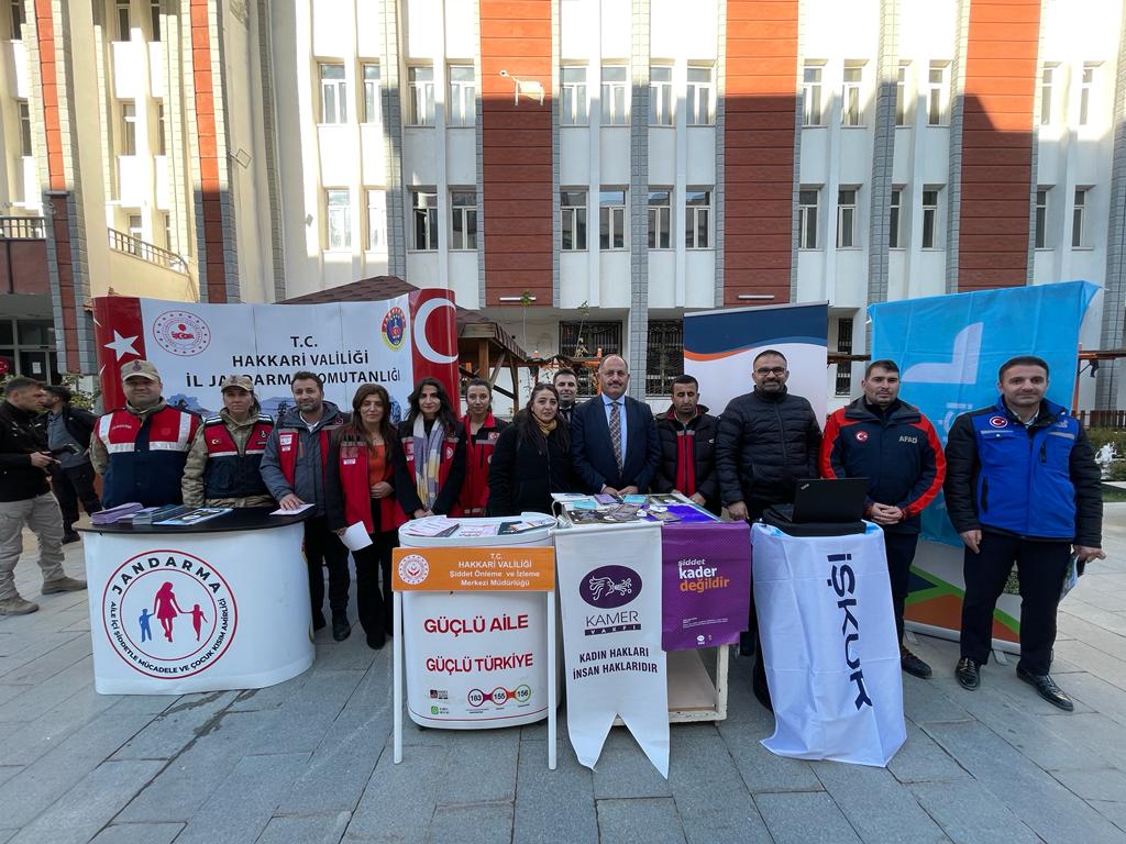 Kadına Şiddete Hayır Stantları Kuruldu