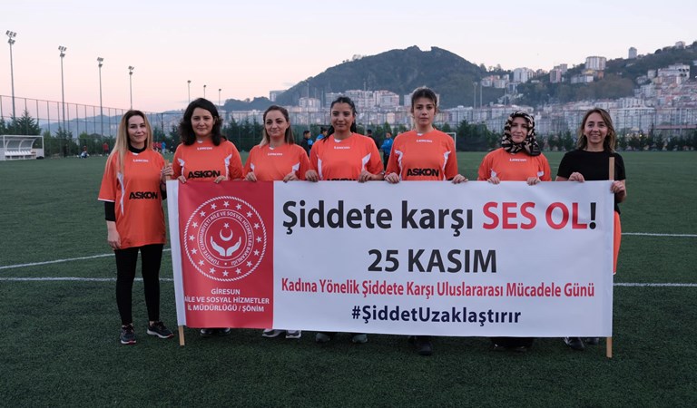 25 Kasım Kadına Yönelik Siddete Karşı Uluslararası Mücadele Günü kapsamında Futbol Maçı Etkinliği